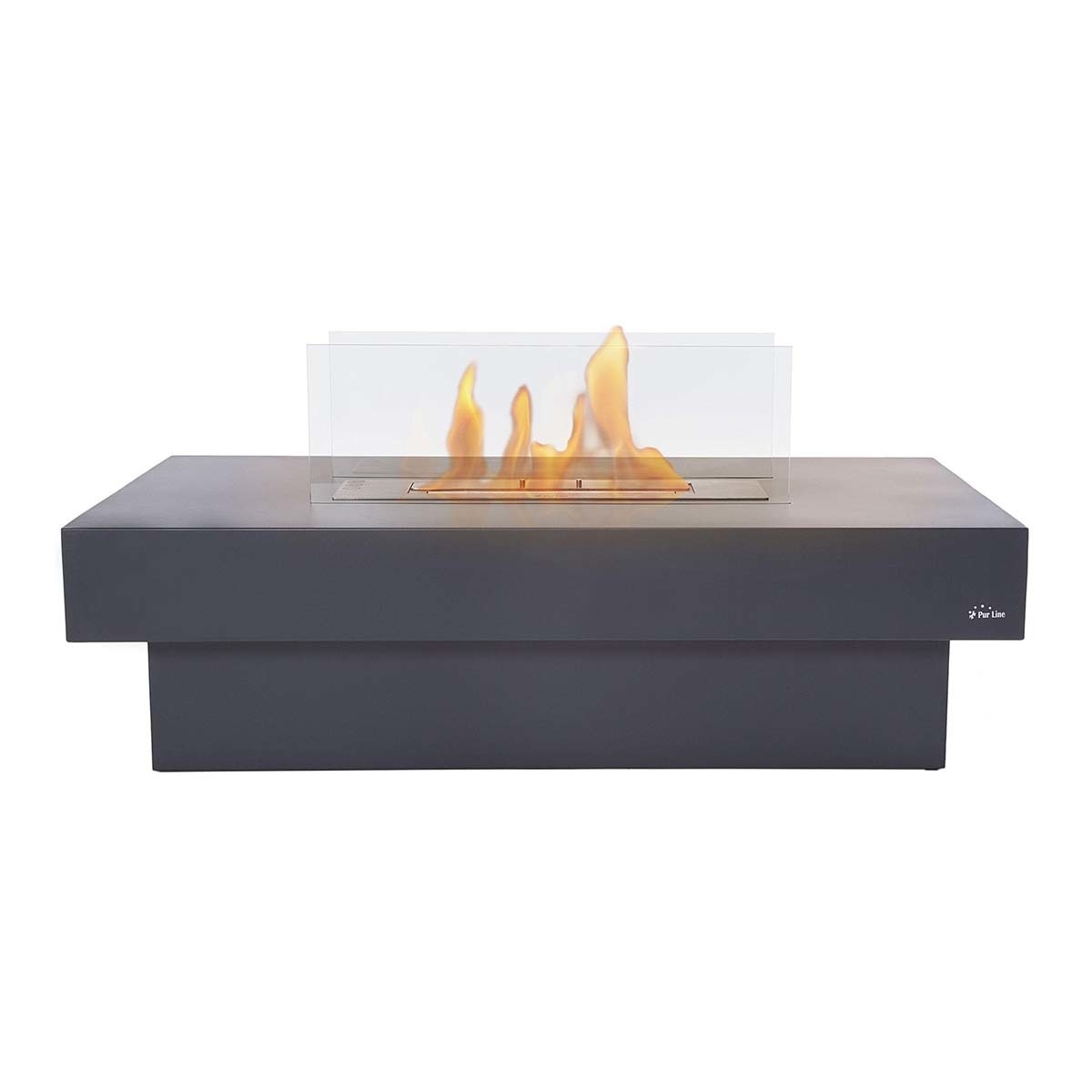 Chimenea Bioetanol Mesa de Centro 3 kW Notos 3 l Negro-2