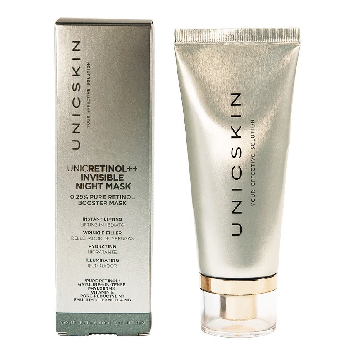 Mascara Anti-Idade Unicretinol++ Invisible Mask 3