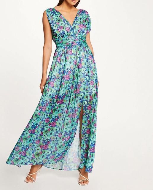 Imagen 0 de Vestido largo recto estampado floral