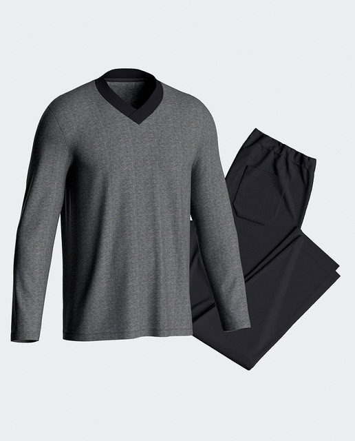 Imagen 0 de Pijama de hombre de algodón