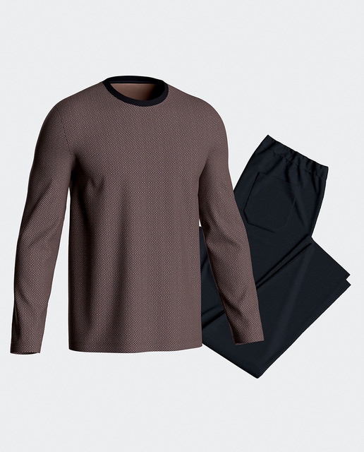 Imagen 0 de Pijama de hombre de algodón