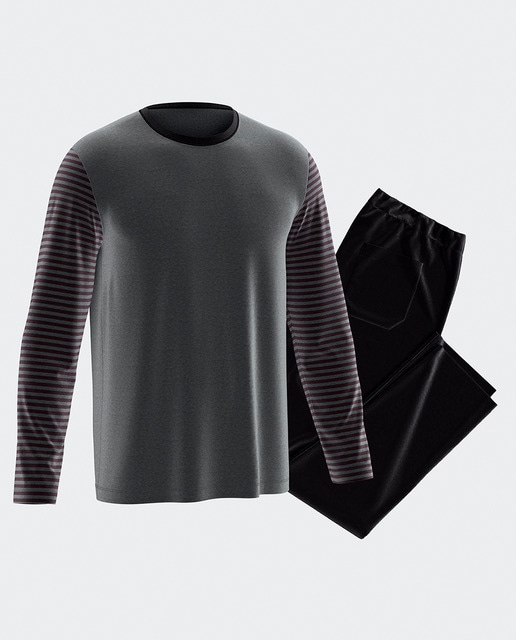Imagen 0 de Pijama de hombre de algodón thermal