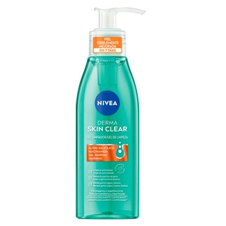 Gel de Limpeza Facial Derma Skin Clear embalagem 150 ml - Nivea