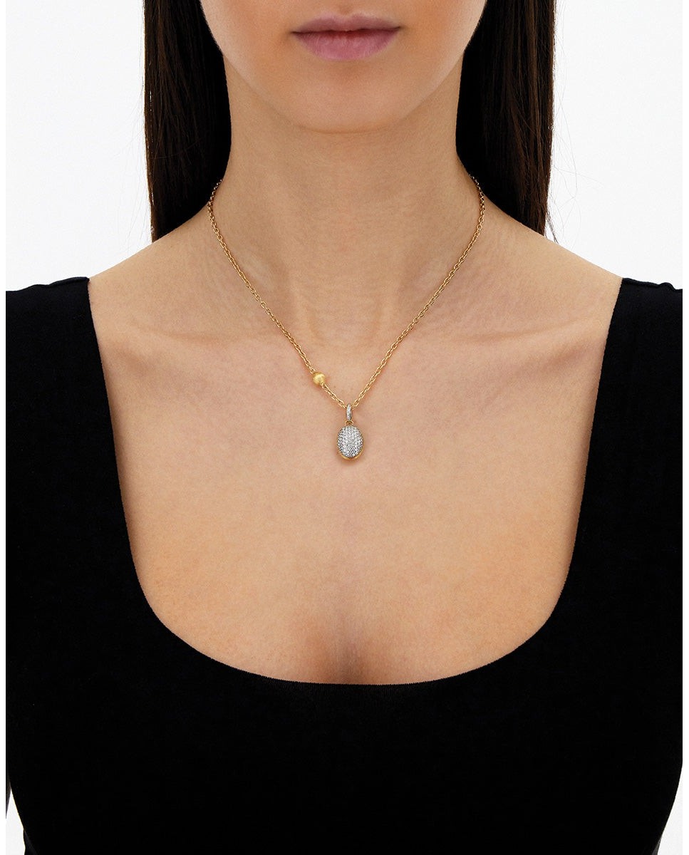 Pendente Boules em Ouro e Diamantes Pavé 3