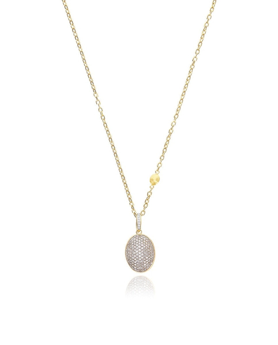 Pendente Boules em Ouro e Diamantes Pavé 2