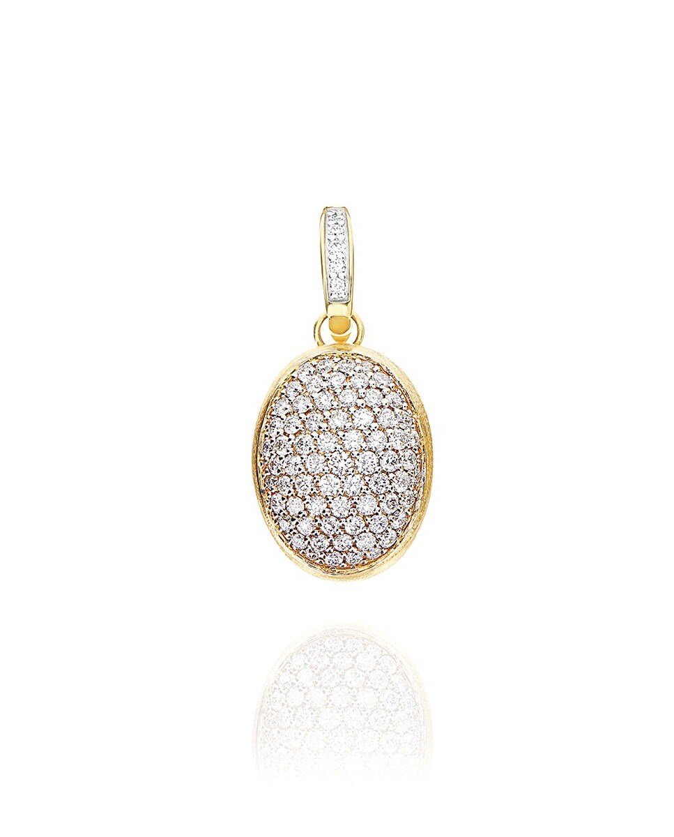 Pendente Boules em Ouro e Diamantes Pavé 1