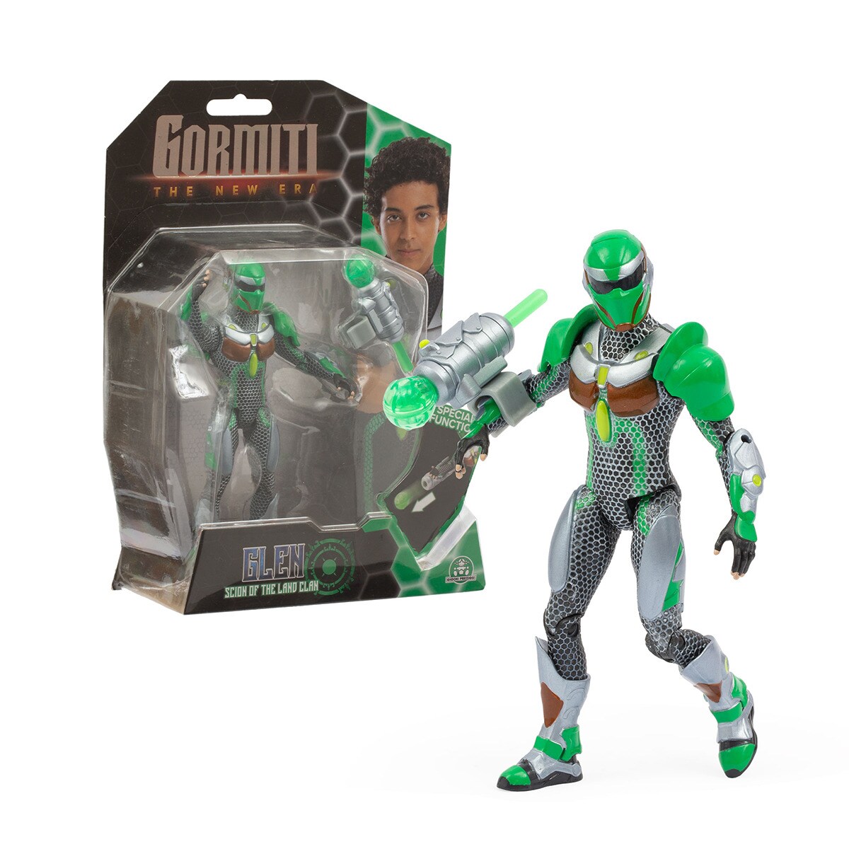 Figura Lord Electryon Gormiti 25cm con luz y sonido