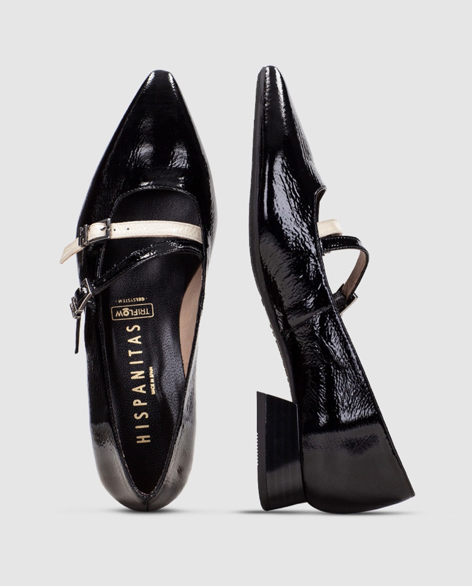 Sabrinas com Tiras Combinadas Preto-4