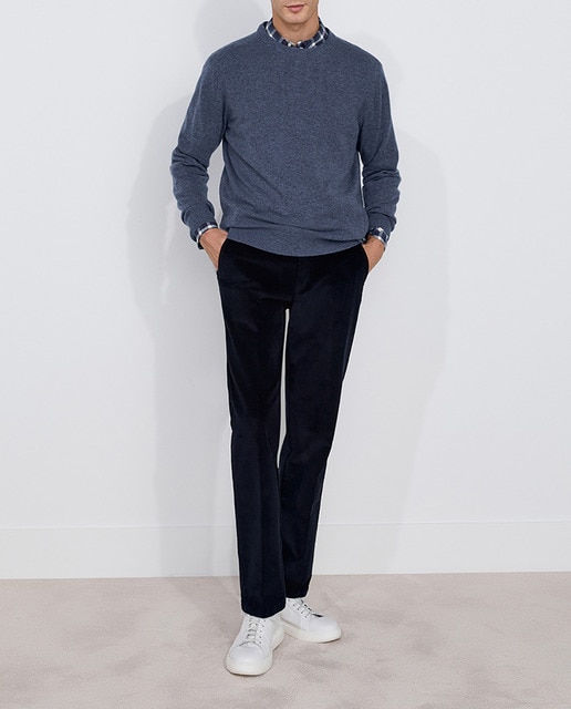 Imagen 0 de Pantalón de hombre en pana fit clásico