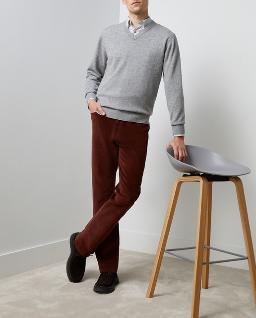 Imagen 0 de Pantalón de hombre de pana classic algodón elastómero