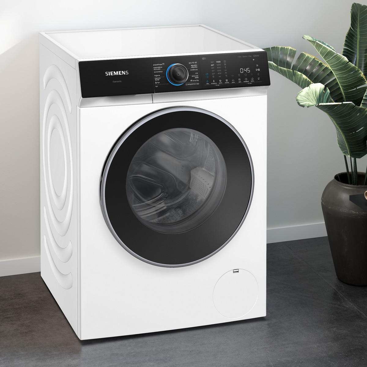 Lavadora Siemens 9 kg / 1400 rpm con autodosificación iQ500 - WG44H2A0ES Blanco-3