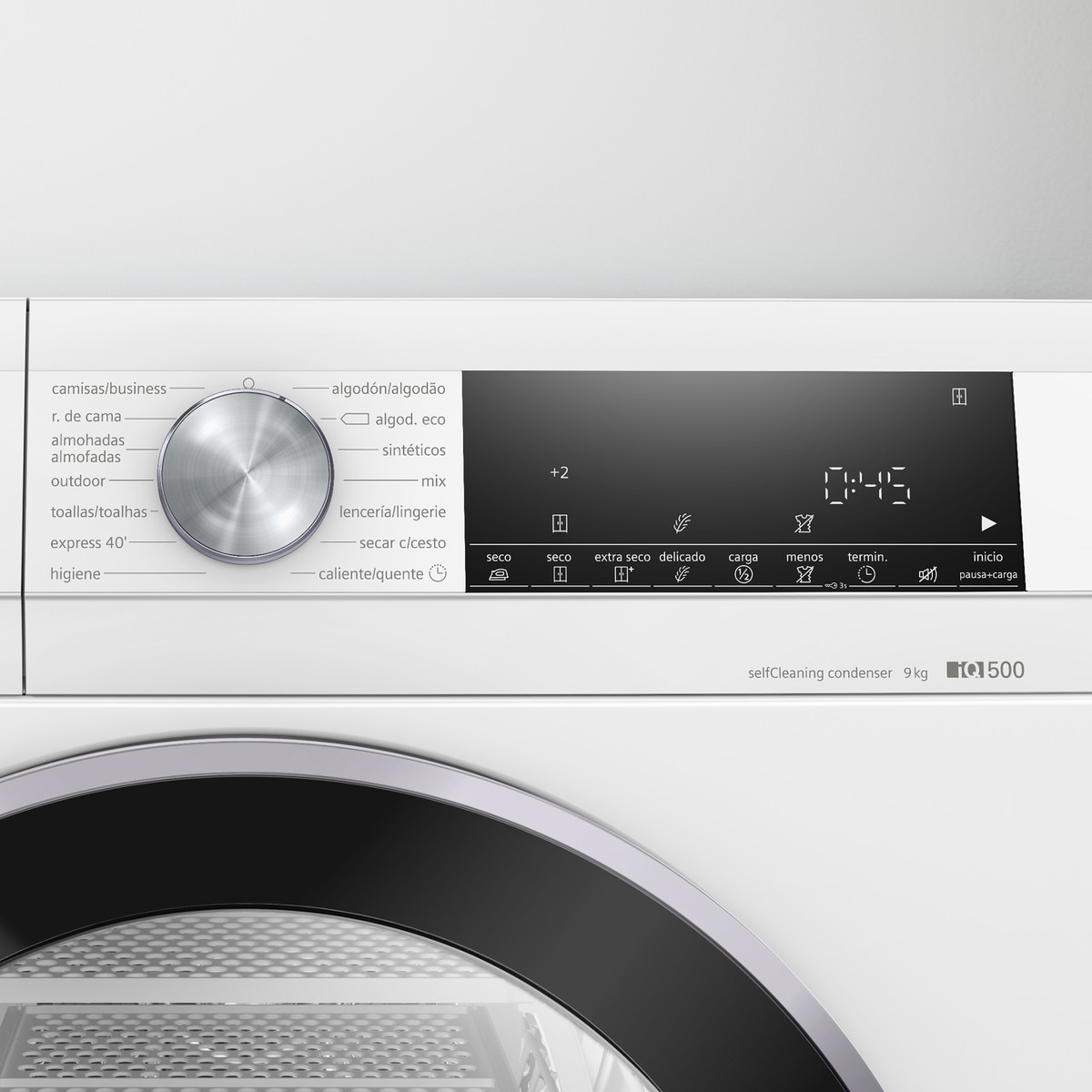 Máquina de Secar Roupa Siemens iQ500 WQ45G2D0ES Condensação, Bomba de Calor e de 9 Kg - Branco Branco-5