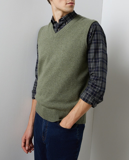 Imagen 0 de Chaleco cerrado liso Lambswool