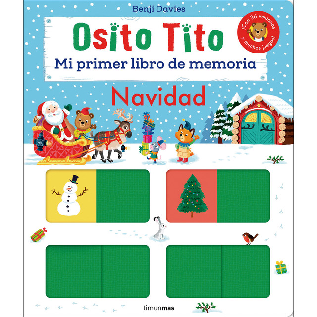 Imagem 0 de Osito Tito. Mi primer libro de memoria. Navidad