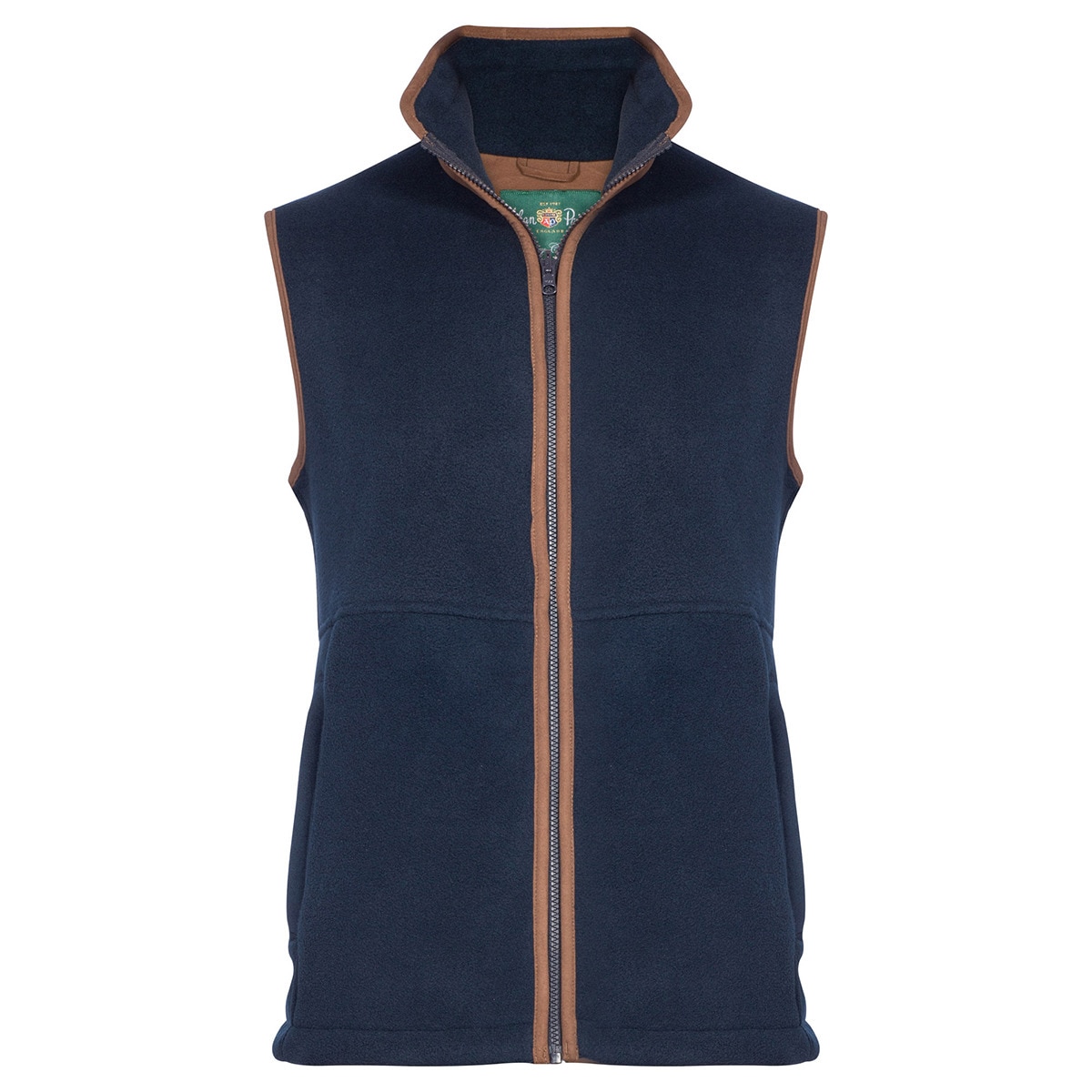 Colete de Homem Aylsham com Forro Polar Azul-1