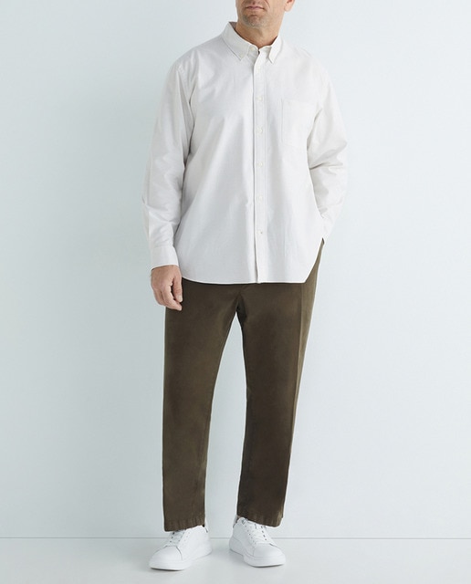 Imagen 0 de Pantalón de hombre tallas grandes de dos pliegues