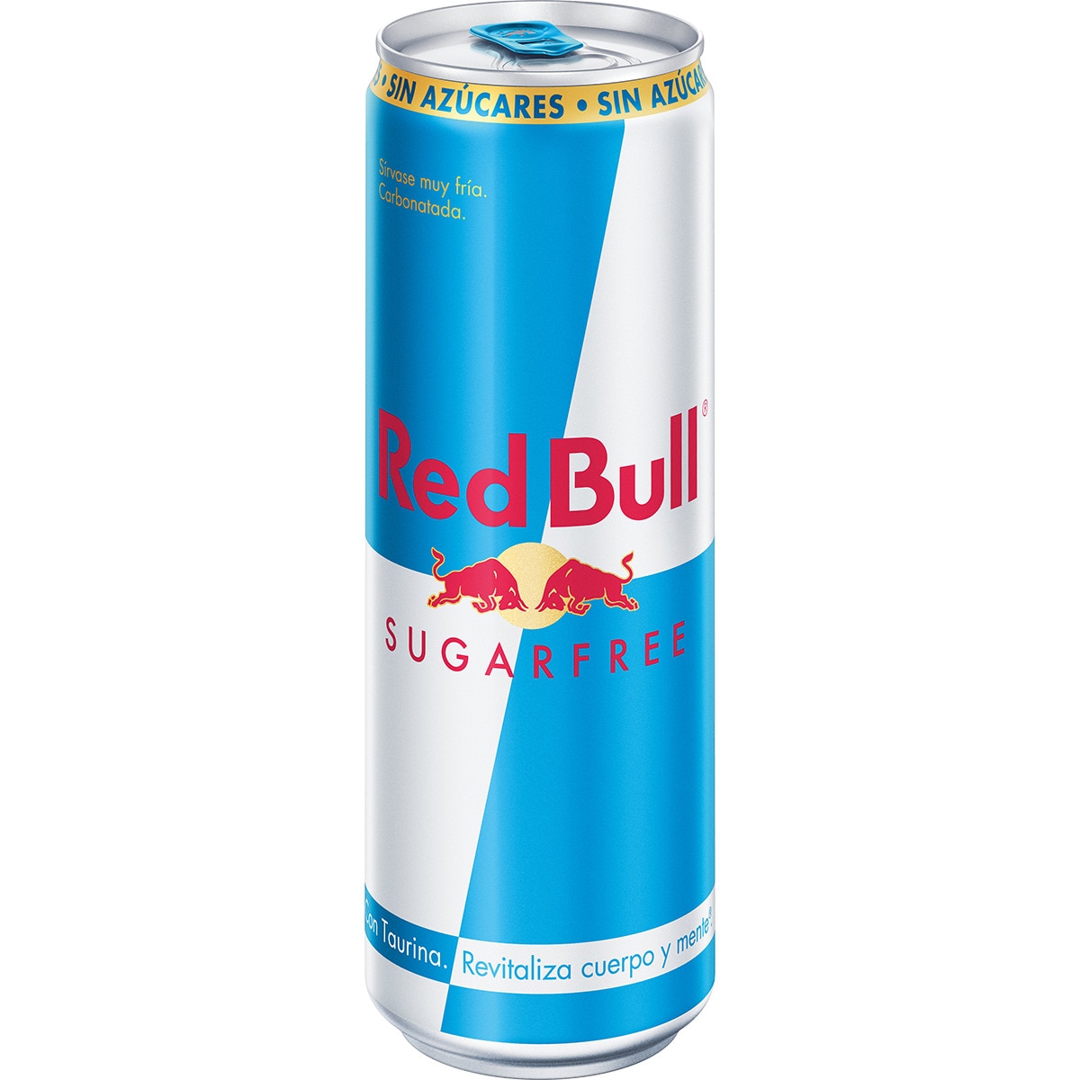 bebida energética Sugar Free con cafeína, taurina, vitamina B y agua de los Alpes lata 47,30 cl