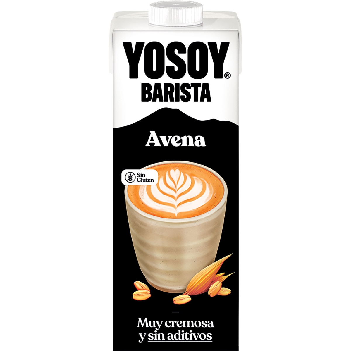 bebida de avena sin gluten brik 1 l