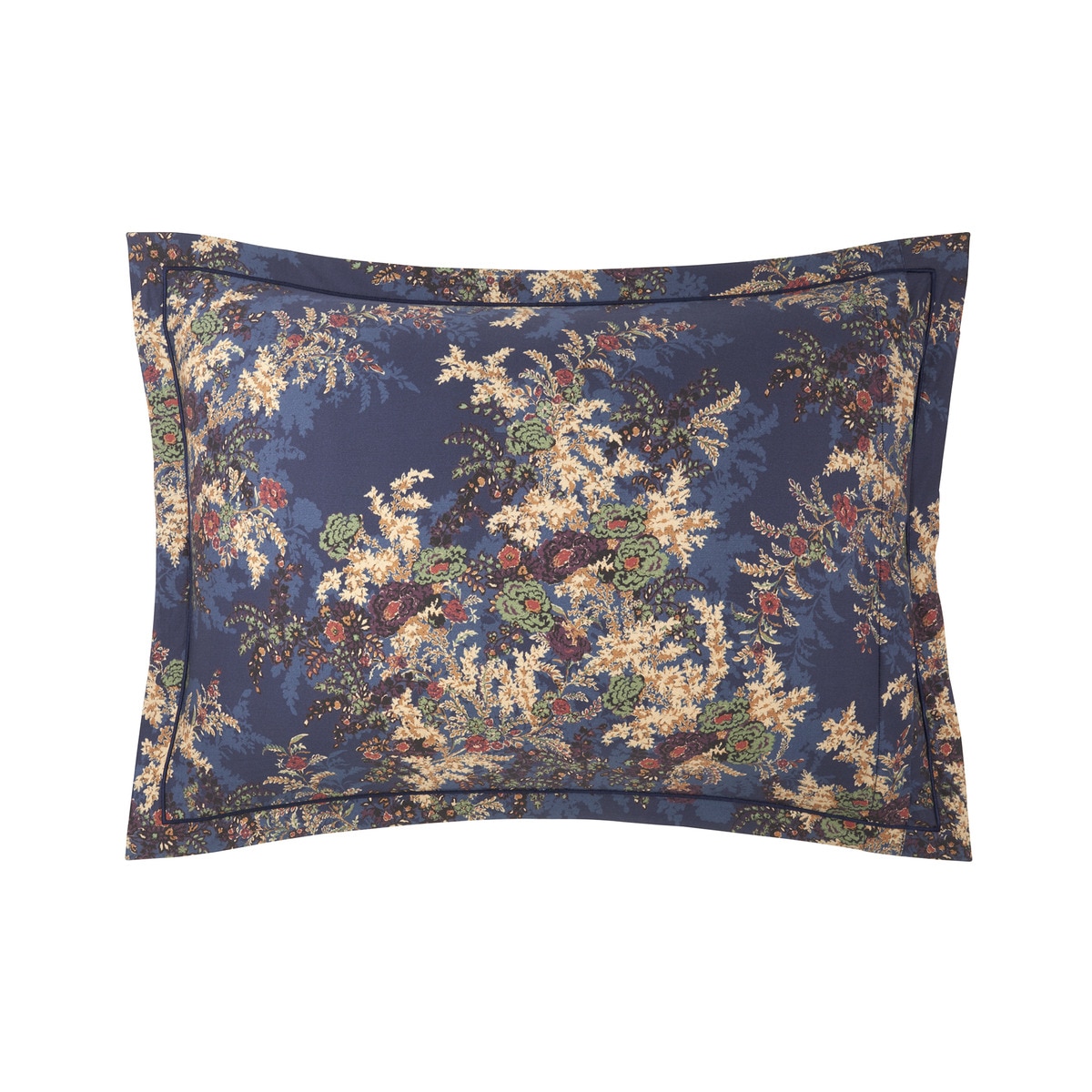 Funda de almohada satén de algodón Payge Navy Ralph Lauren Home Navy-2