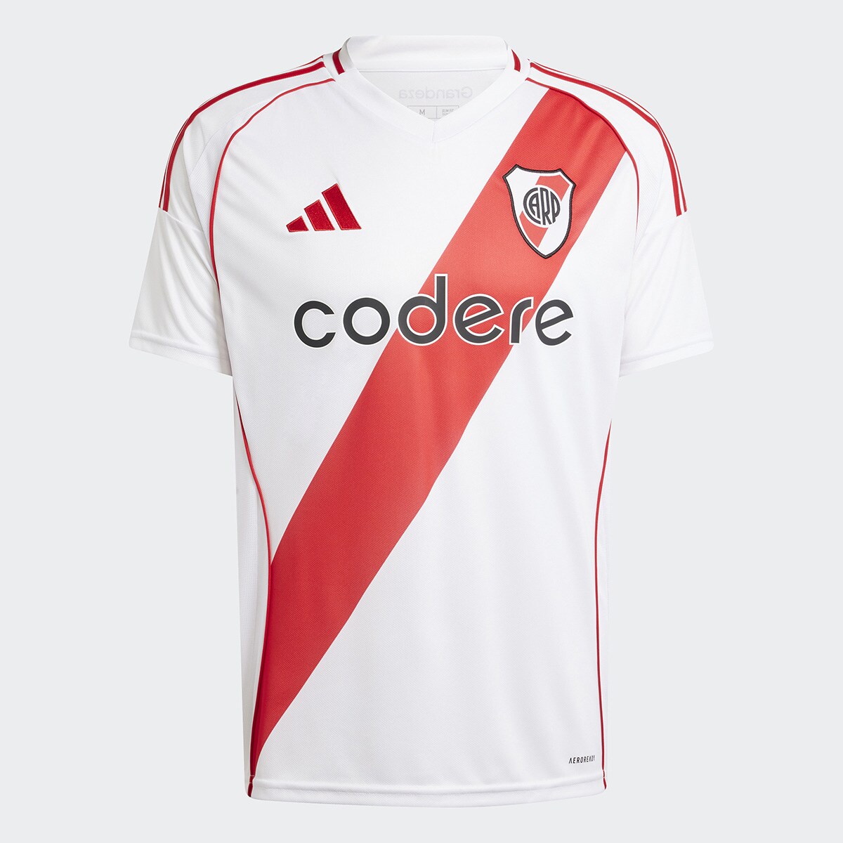 T-shirt de Homem 1.º Equipamento River Plate 2024-2025 Branco-6
