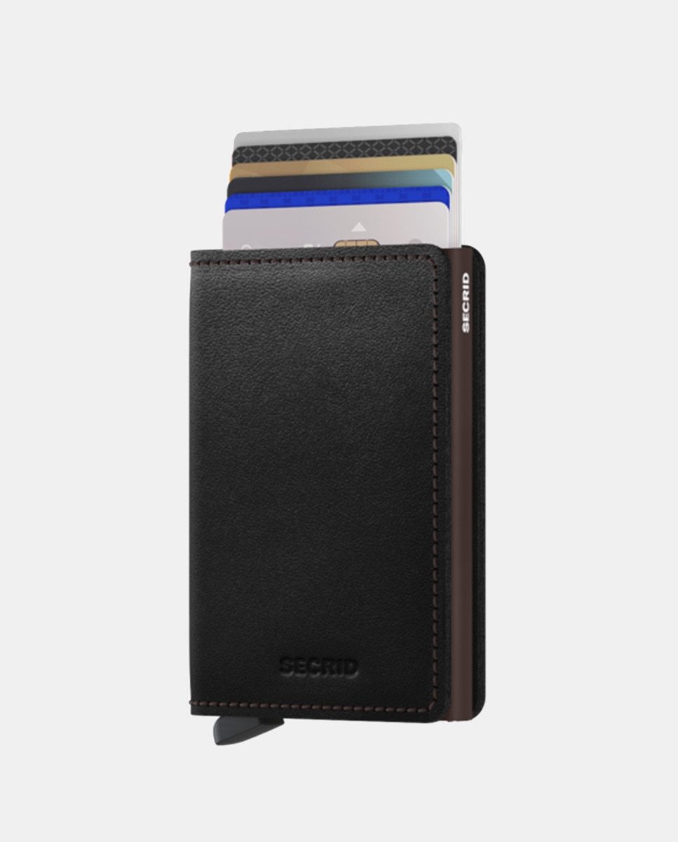 Porta-Cartões em Pele Preto-2