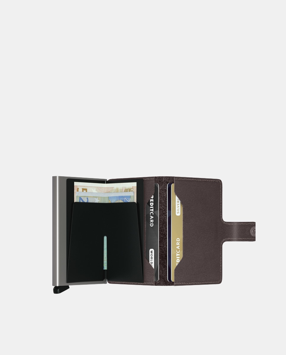 Porta-Cartões Rígido Castanho-3