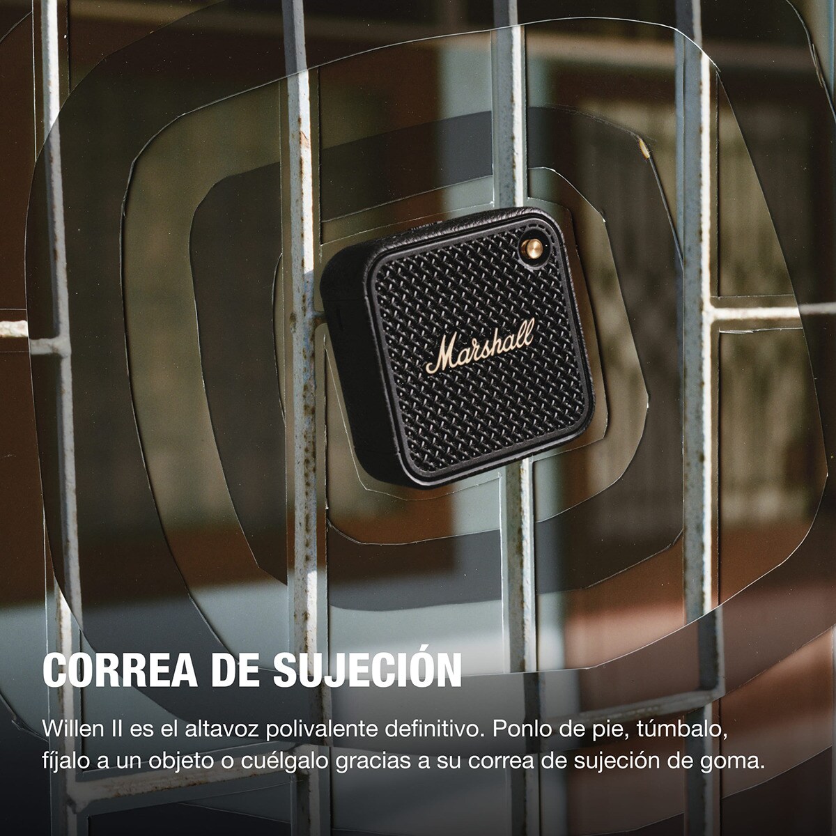 Altavoz portátil Marshall Willen II Black & Brass · Marshall · El