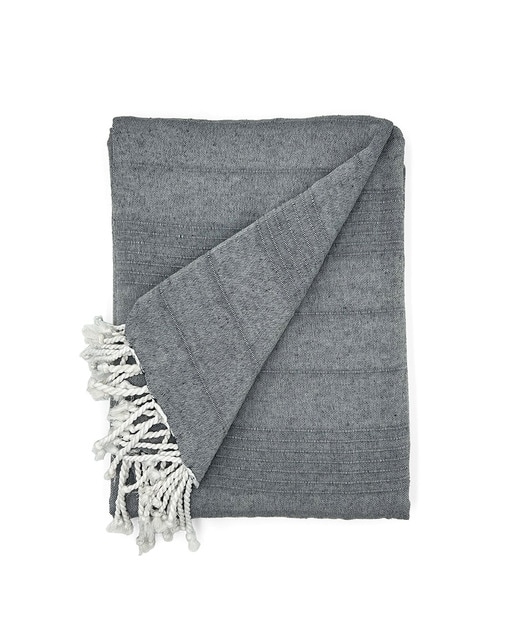 Imagen 0 de Plaid Foulard Multiusos Sofá y Cama Peñíscola antracita
