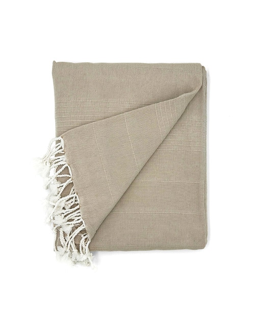 Imagen 0 de Plaid Foulard Multiusos Sofá y Cama Peñíscola beige