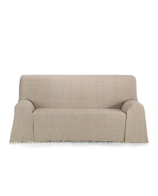 Imagen 0 de Plaid Foulard Multiusos Sofá y Cama Saona beige
