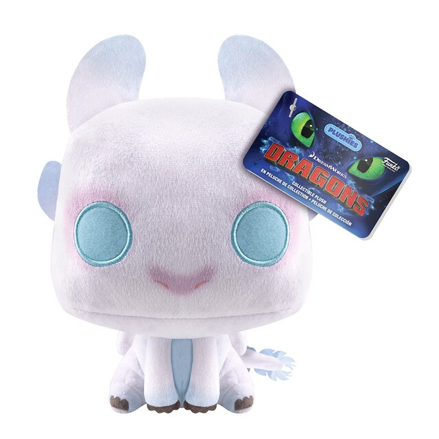 Imagem 0 de Peluche 7" Light Fury Cómo entrenar a tu dragón