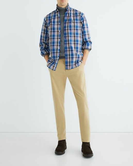 Imagen 0 de Pantalón  de hombre chino algodón tencel