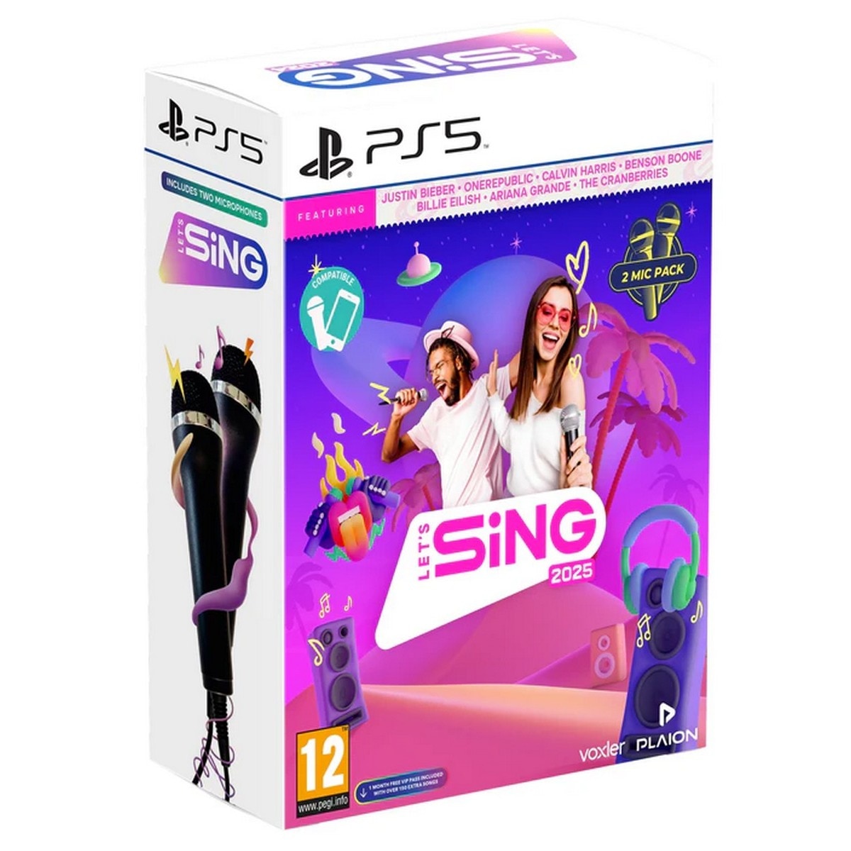 Let's Sing 2025 + 2 Micros - PlayStation 5 1