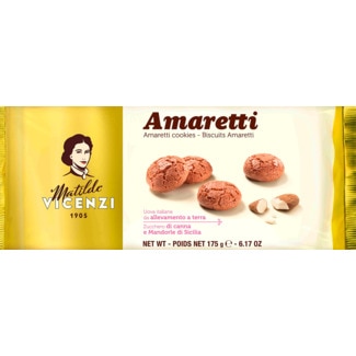 Bolos Amaretto de Itália embalagem 175 g - Matilde Vicenzi