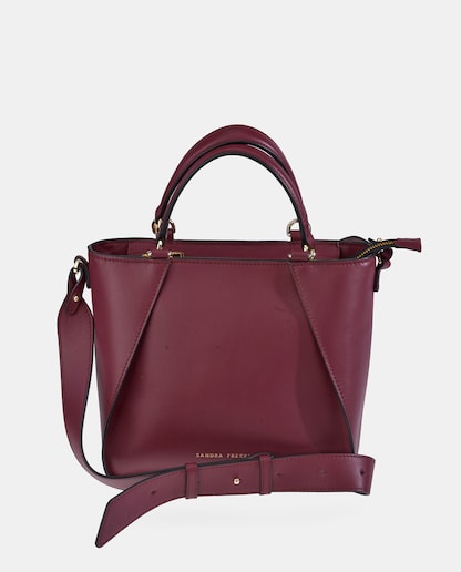 Imagen 0 de Bolso de mano en piel lisa