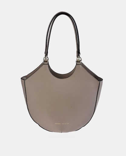 Imagen 0 de Bolso crossbody Sandra Fleckled con asas cortas en piel