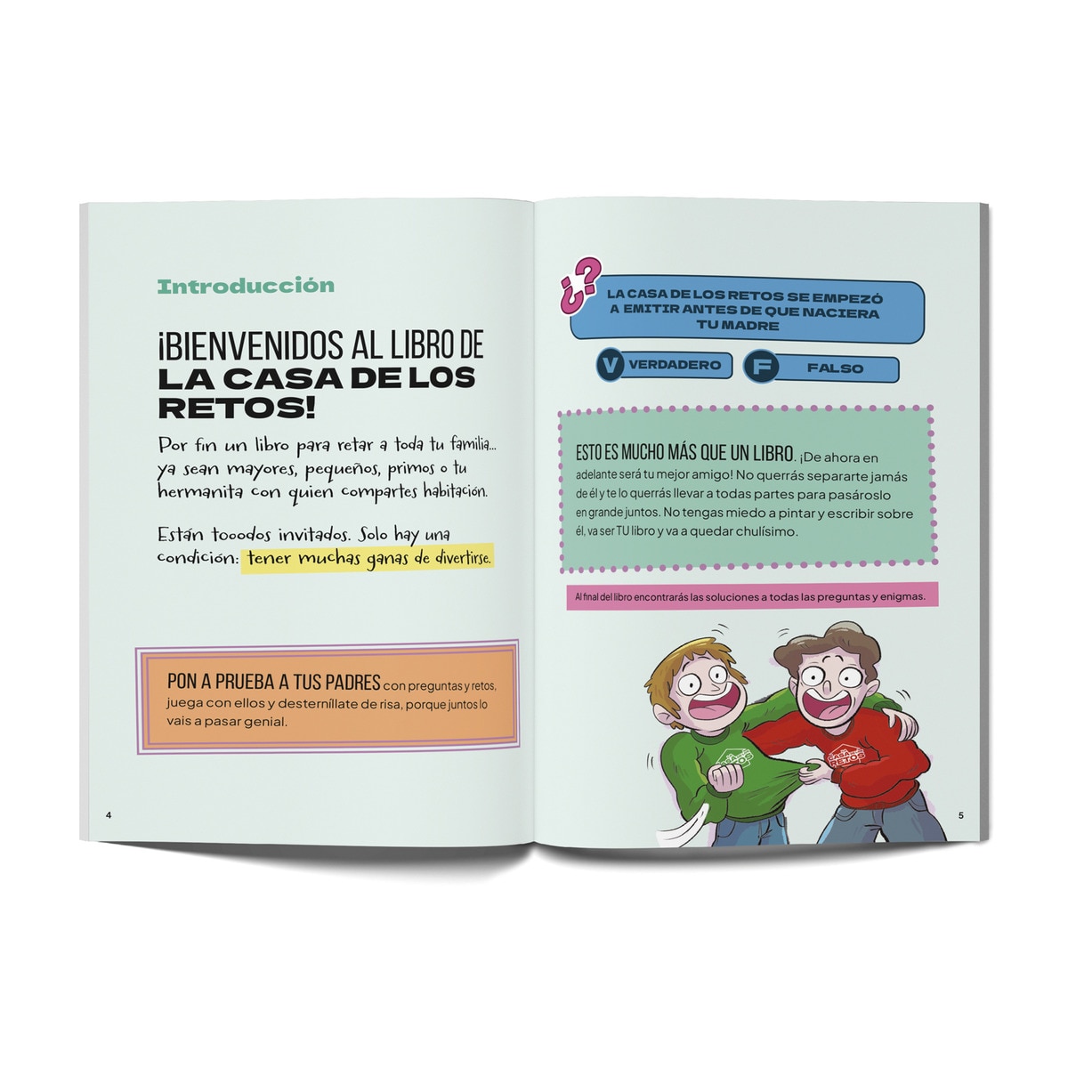 La Casa de los Retos. El libro 5