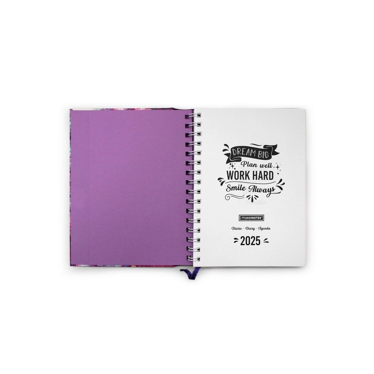 Agenda semanal 2025 a5 makenotes shells 16x21.5x2.5cm 3