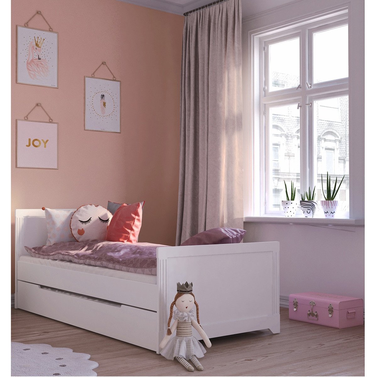 Gavetão para Cama Provence Branco-7