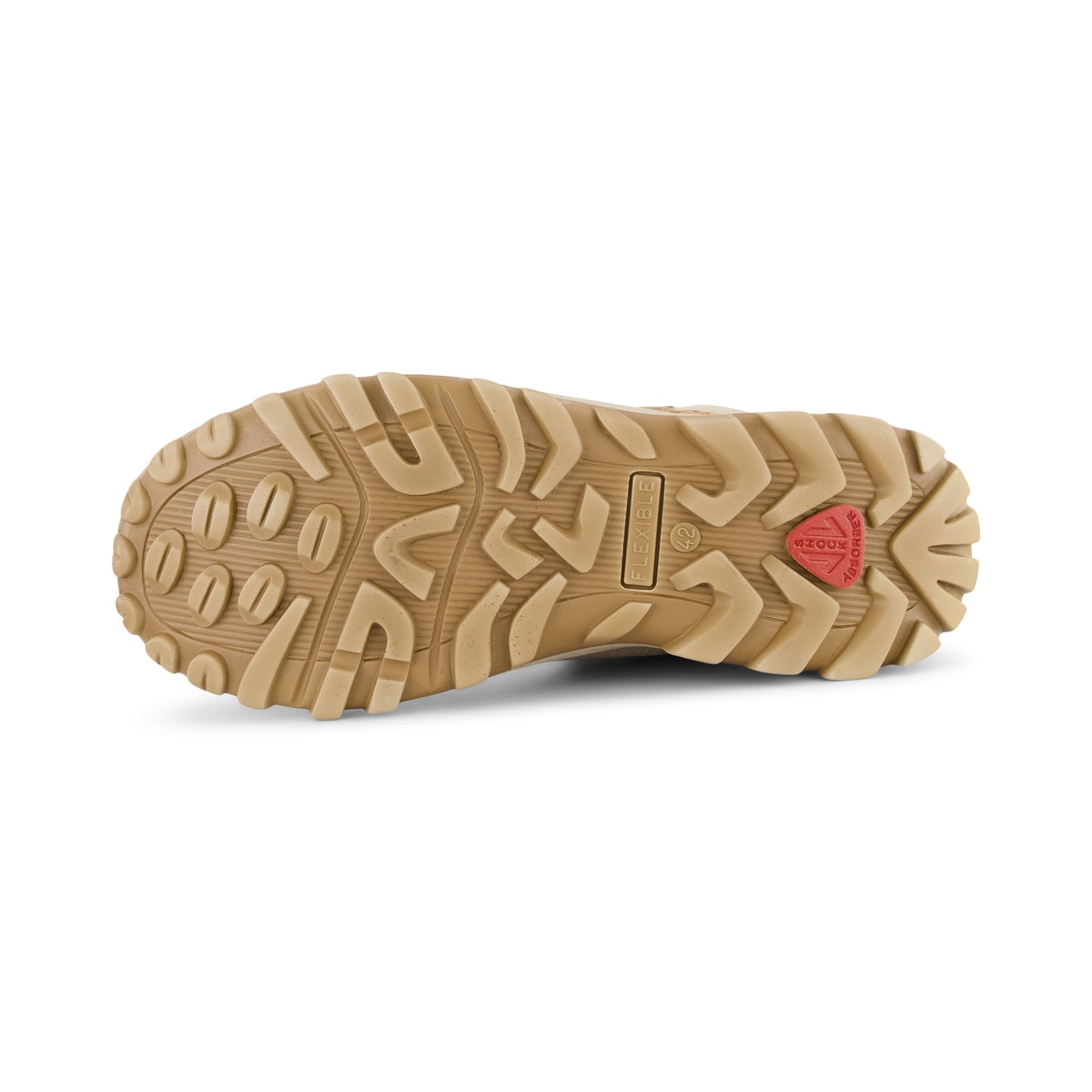 Botas de Campo em Tecido e Croute Taupe-2