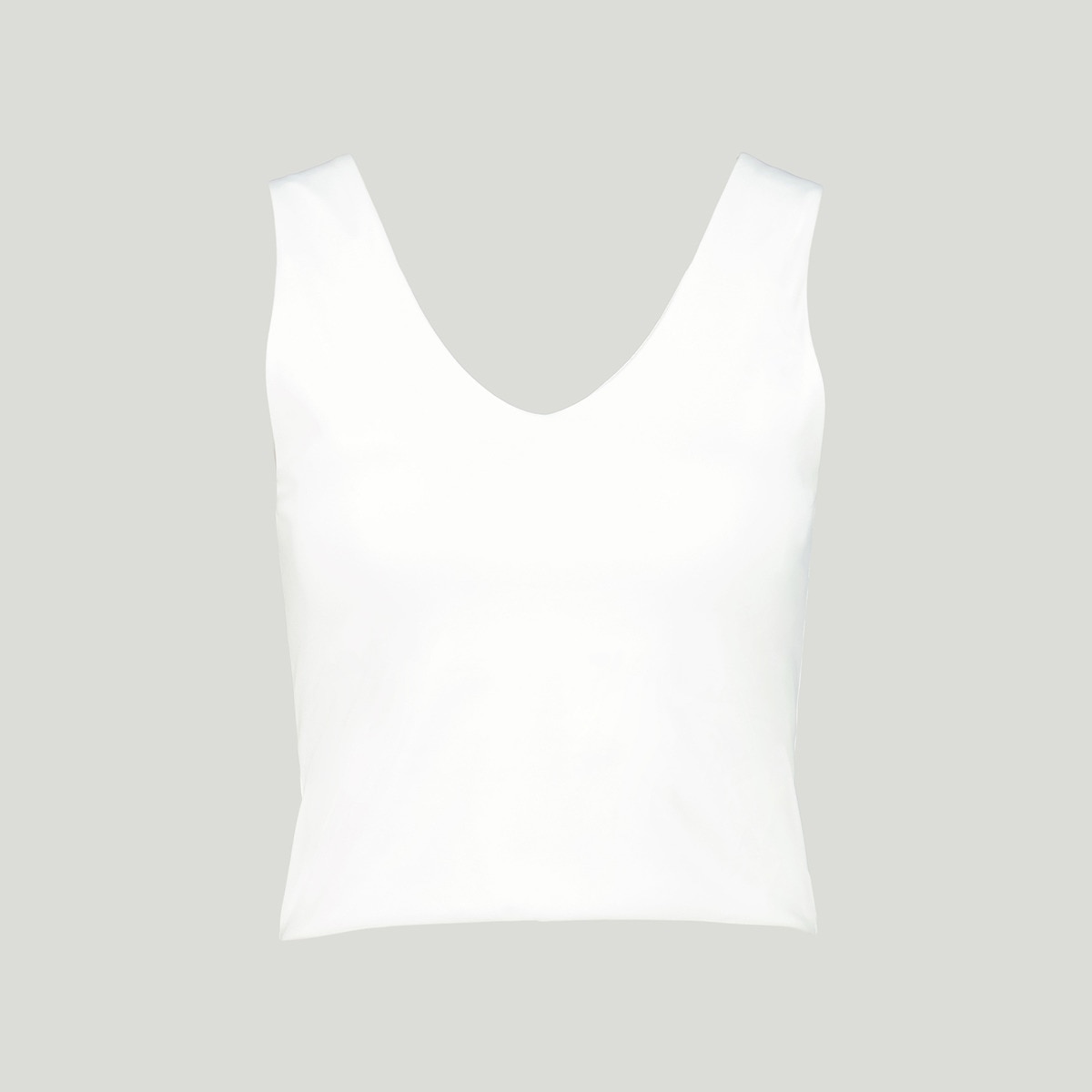 Camiseta sin mangas de mujer Crema-4