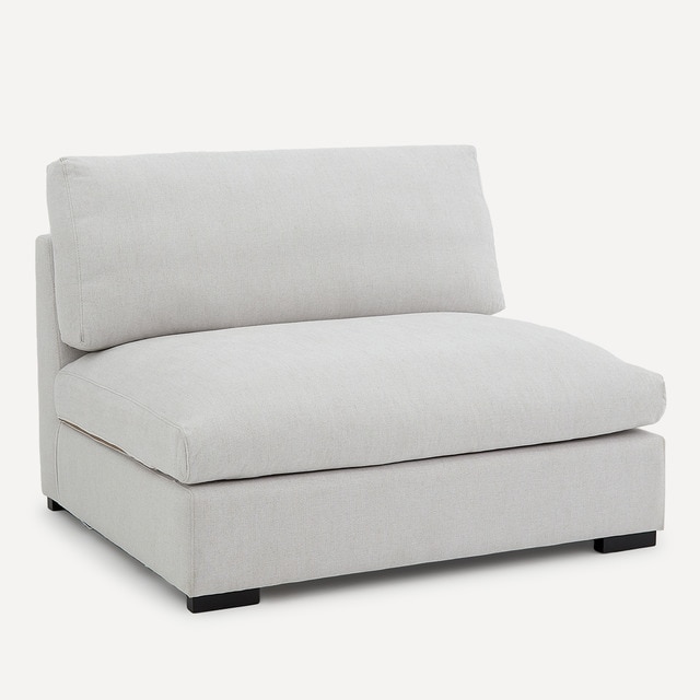 Imagem 0 de Módulo de 1 lugar sem braço de viscose e algodão Manhattan