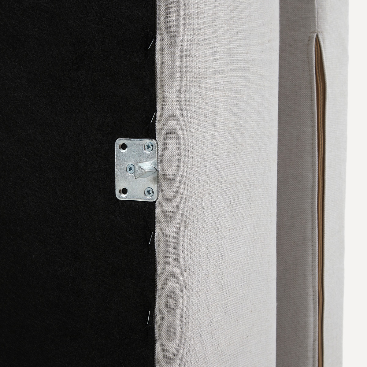 Módulo de 1 lugar sem braço de viscose e algodão Manhattan Pedra-6