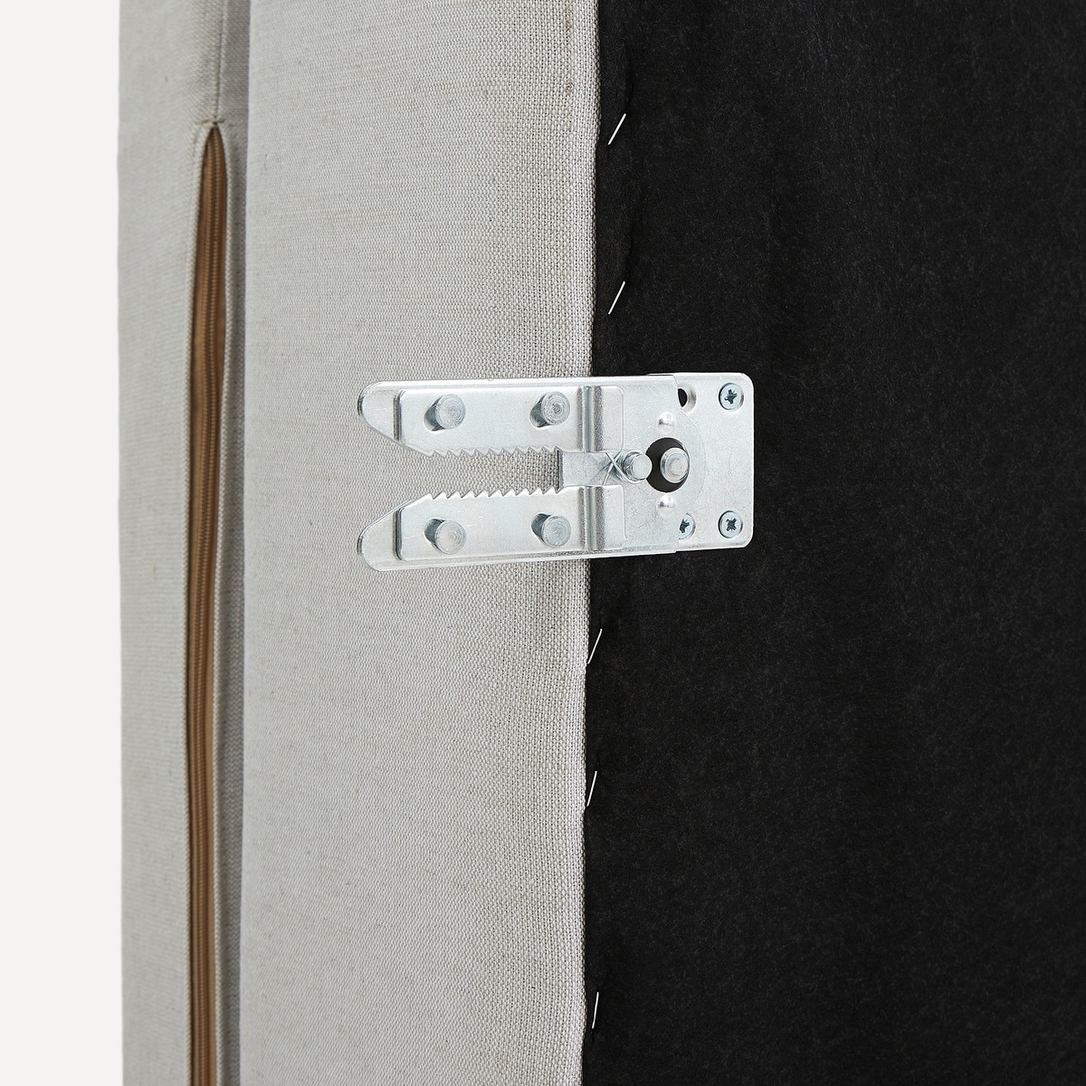 Módulo de 1 lugar sem braço de viscose e algodão Manhattan Pedra-5