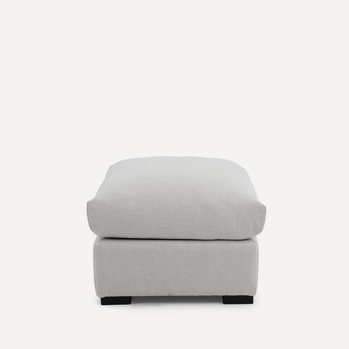 Pufe de viscose e algodão Manhattan Pedra-2