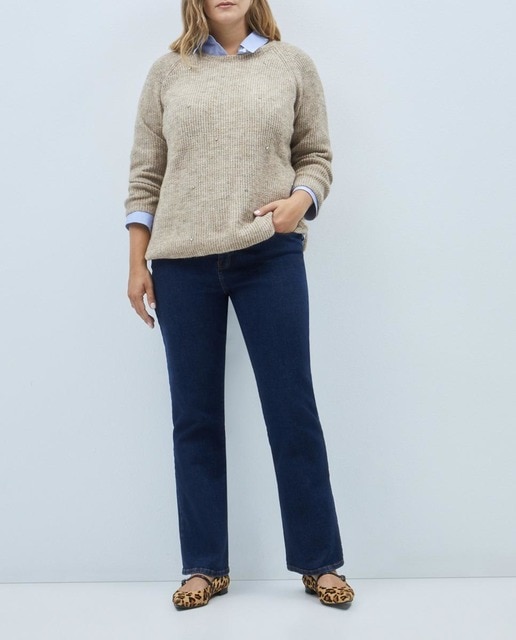 Imagen 0 de Jersey de punto con cuello caja mujer