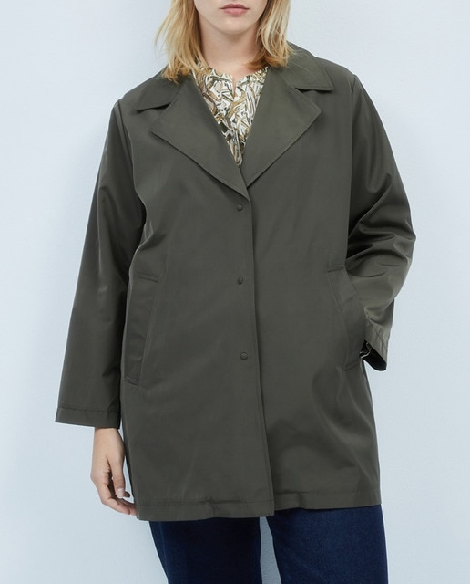 Imagen 0 de Parka de mujer liso con capucha