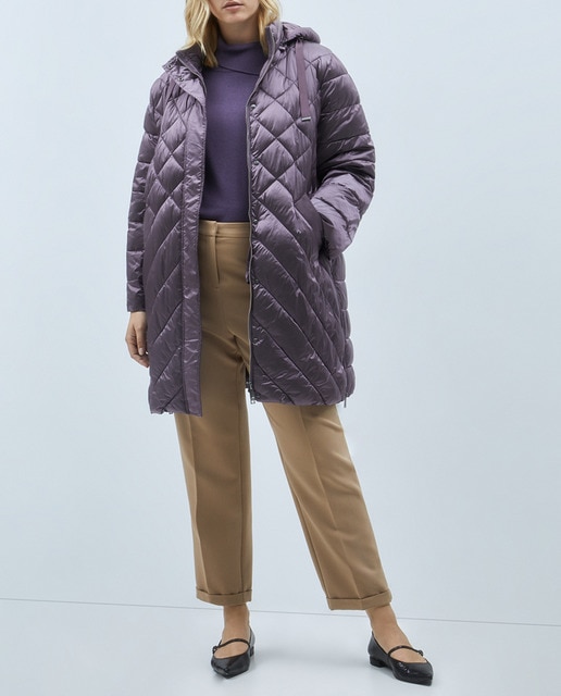 Imagen 0 de Parka larga de mujer con capucha