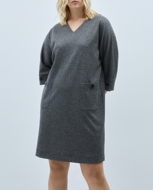 Imagen 0 de Vestido corto recto