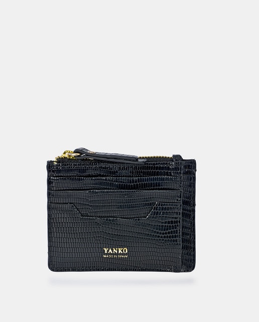 Imagen 0 de Monedero tarjetero caballero en piel grabada